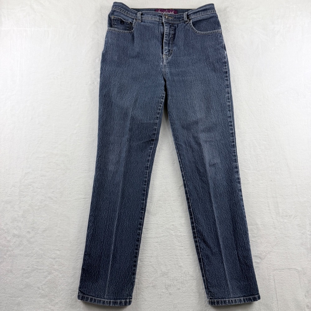 Gloria Vanderbilt Jeans Blue Straight Leg Size 8